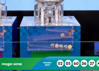 Mega-Sena, concurso 3.011: confira os números sorteados
